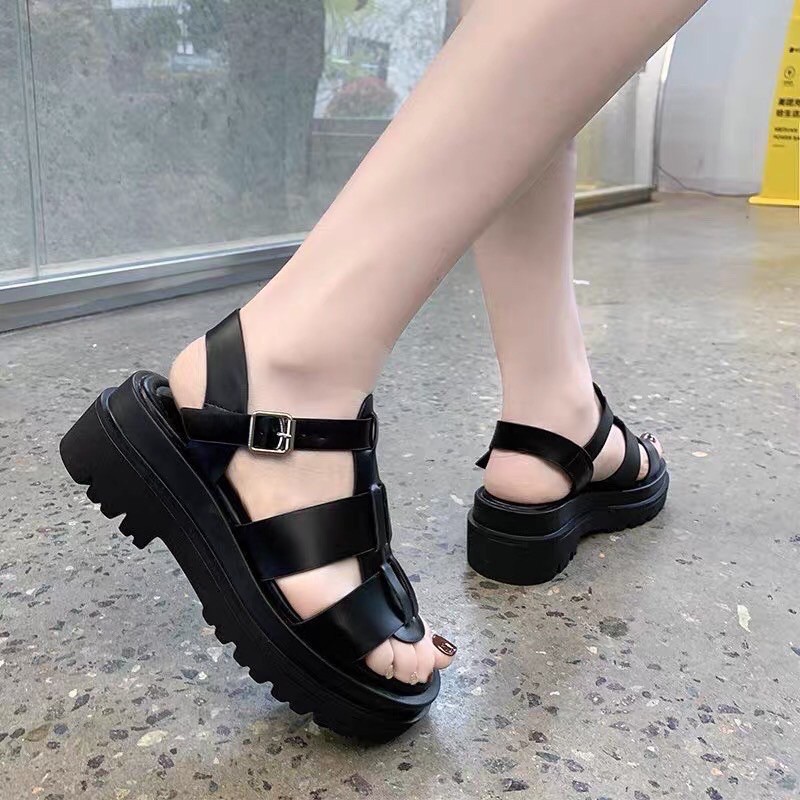 [ORDER] Giày Sandal Nữ Học Sinh, Dép Nữ Đế Cao Thời Trang Hàn Quốc Cao Cấp Đi Chơi, Đi Học Mẫu Mới Cho Năm Nay