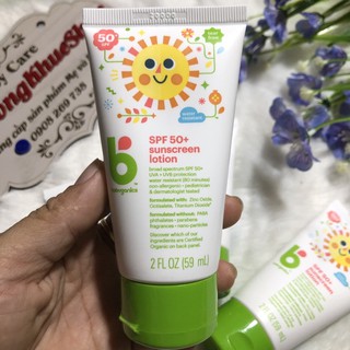 Kem chống nắng cho bé Babyganics SPF50+ [KHÔNG KÍCH ỨNG DA] 59ml - Mỹ