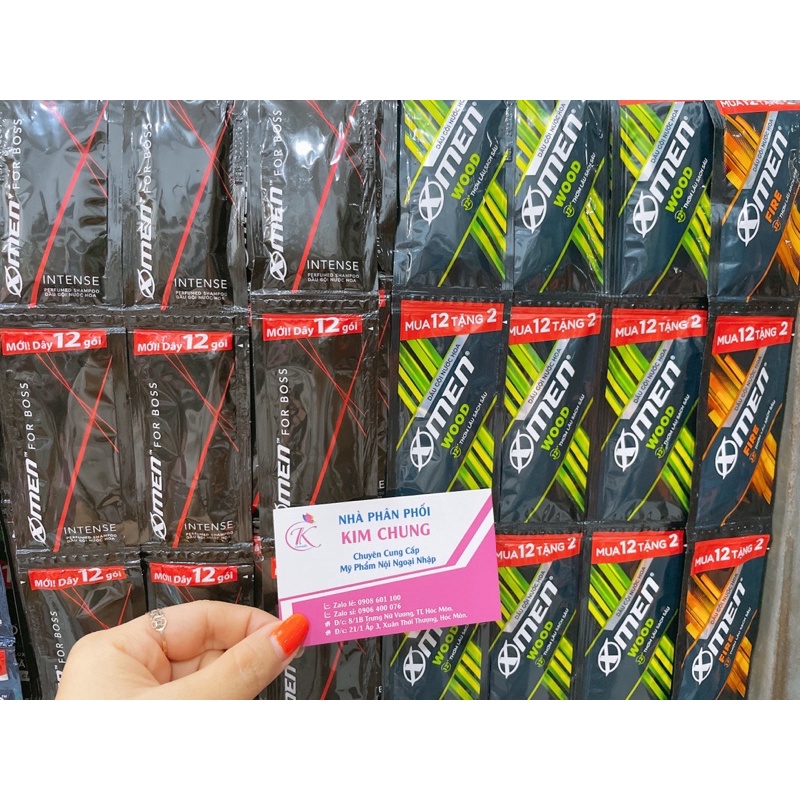 Dây 10 gói Dầu Gội Nước Hoa Xmen For Boss/ Xmen Wood