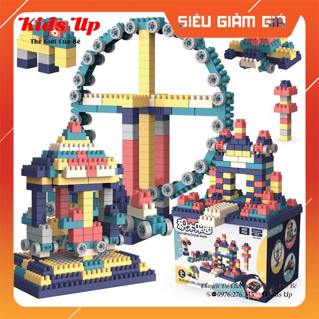 bộ xếp hình lego xếp hình cao cấp, thông minh sáng tạo dành cho bé
