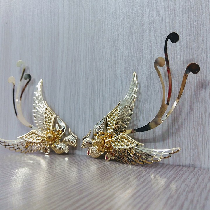 Bộ 2 kẹp tóc phượng hoàng cổ trang - XIMA1804