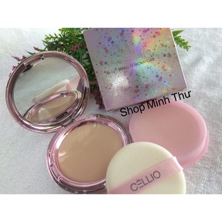Phấn phủ Cellio Shining Ex Twoway Cake