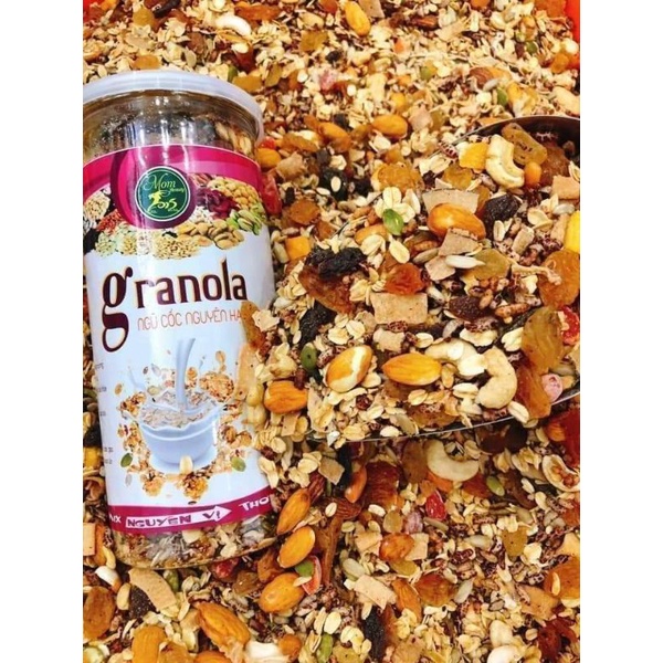 GRANOLA 12 SIÊU HẠT VÀ QUẢ -ĂN KIÊNG GIẢM CÂN HEALTHY