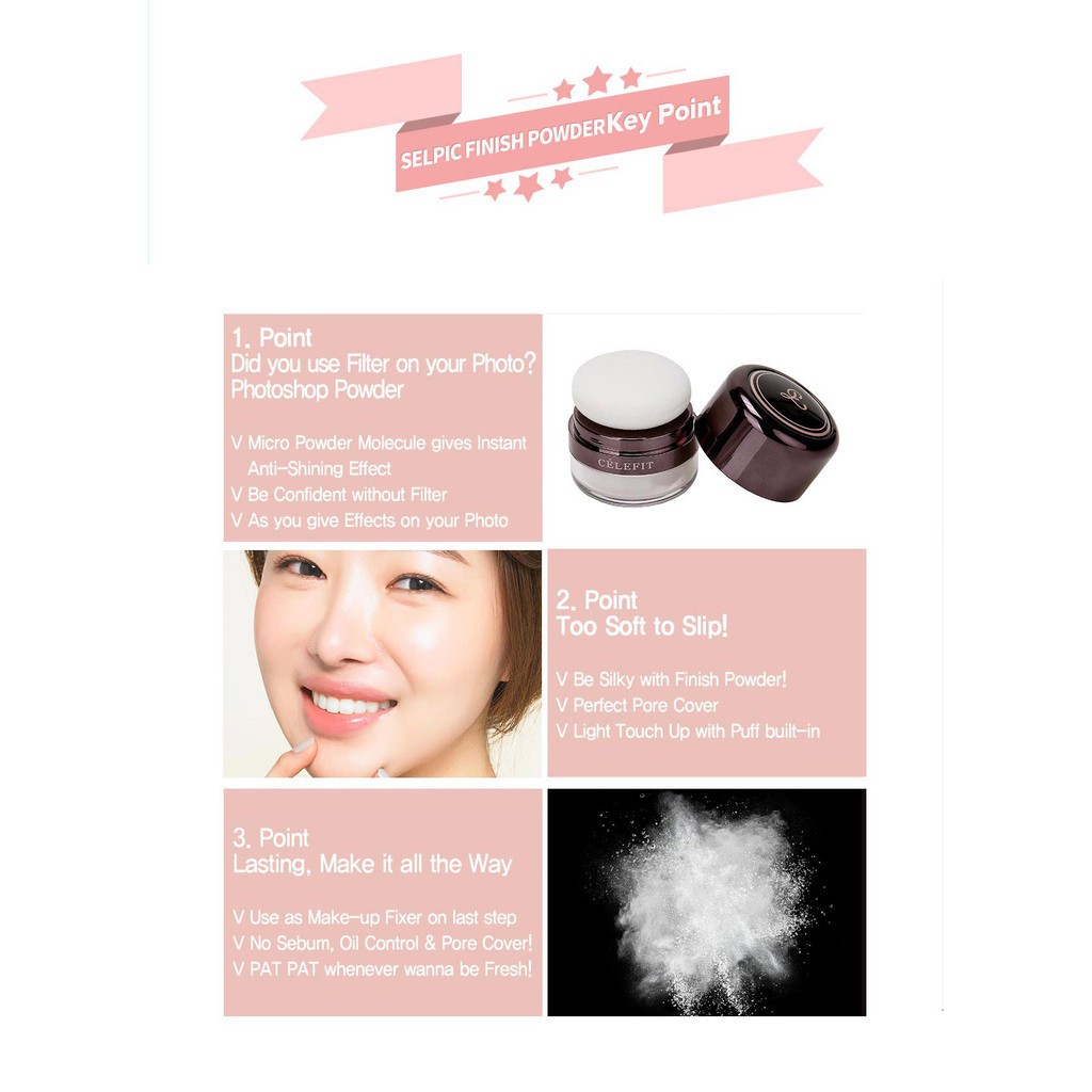 Phấn phủ đa chức năng CELEFIT FINISH POWDER 8g | BigBuy360 - bigbuy360.vn
