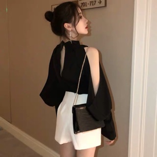 Set áo hở vai và quần short S10