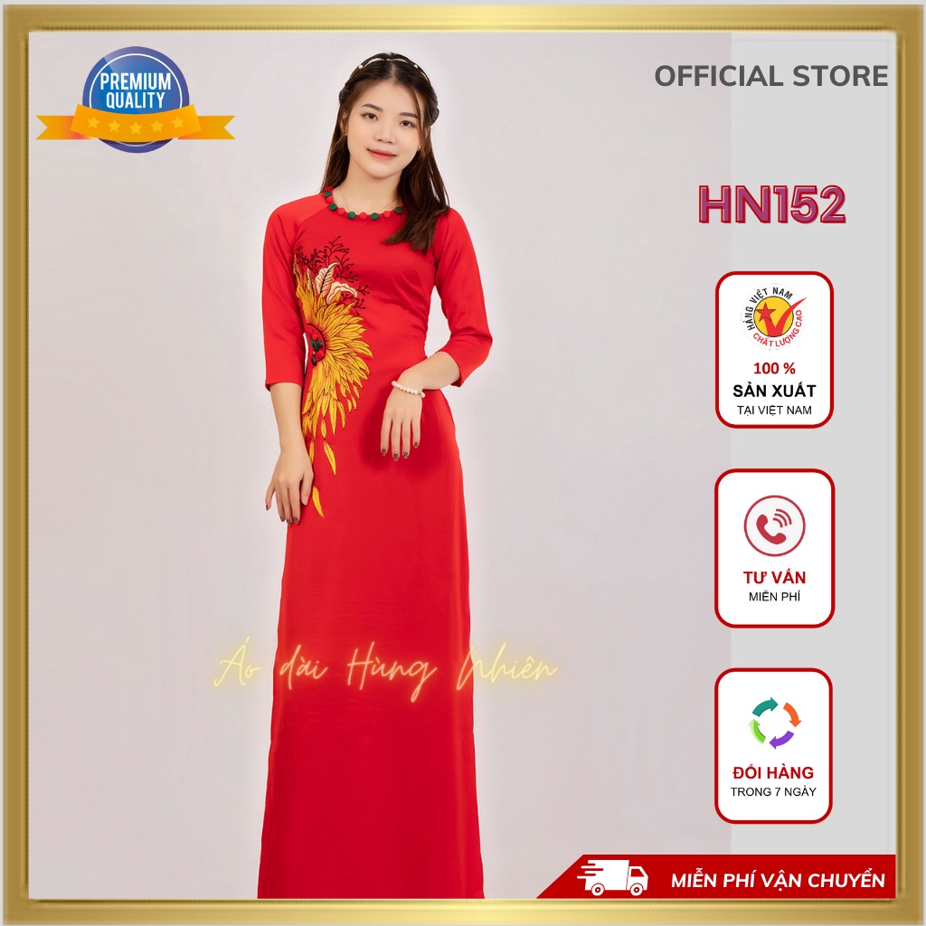 Áo dài chất liệu Lụa Tây thi cao cấp mặc lên lớp, cưới, hỏi, dạ hội, dự tiệc
