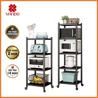 [ 𝐒𝐈𝐙𝐄 𝐍𝐡𝐨̉ 𝟑𝟓 - 𝟓𝟓 ] Kệ INOX, Kệ lò vi sóng Sơn Đen, Kệ Đa Năng, Kệ Nhà Bếp, Kệ Để Đồ, Giá Tủ để đồ