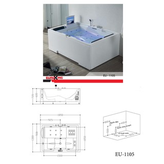 Bồn tắm massage Euroking EU-1105
