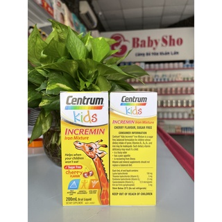 Centrum Kids Incremin Iron Mixture của ÚC 200ml cho bé biếng ăn