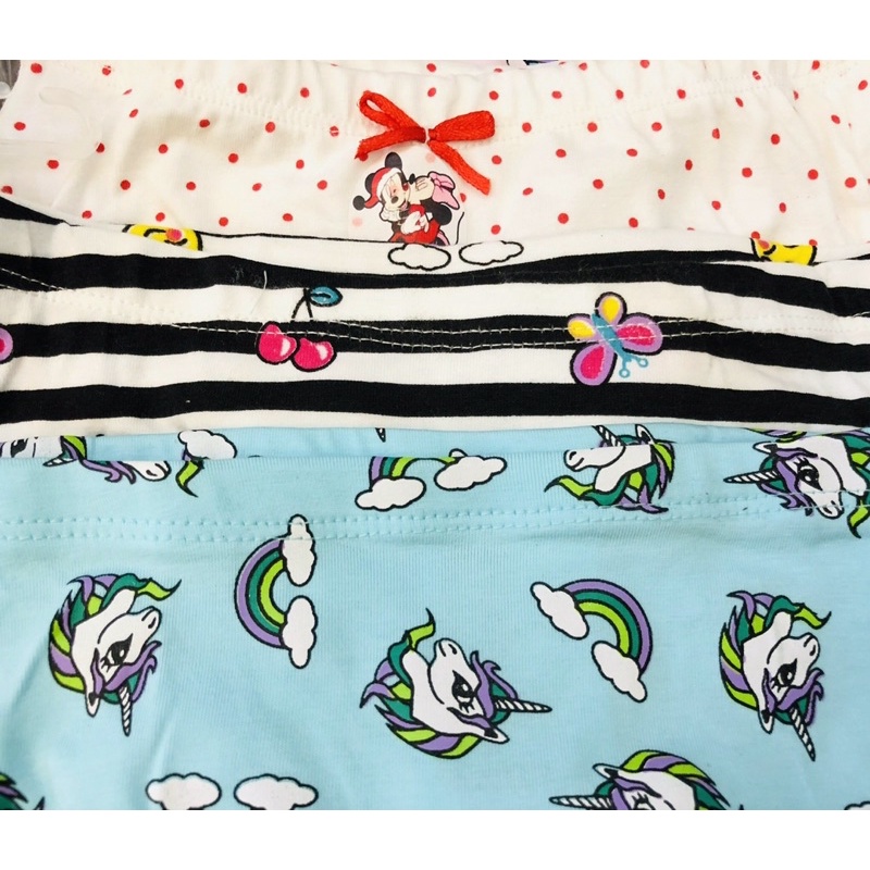 Set 3 quần chip đùi bé gái HM