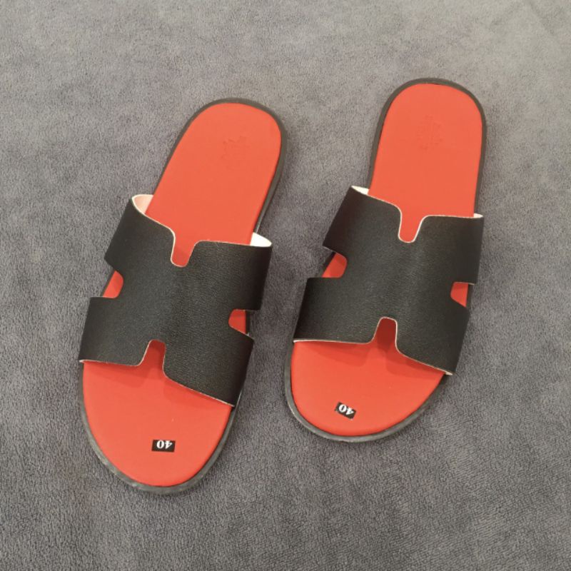 Dép quai ngang H M cho nam, dép lê nam cao cấp trong cách trẻ trung