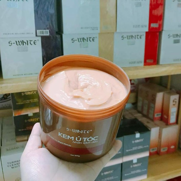 Ủ tóc nhỏ nhân sâm đào swhite 500g NSX 6/11/20200