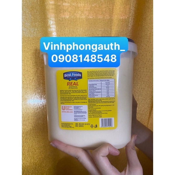 Sốt Mayonnaise Best Food 3kg