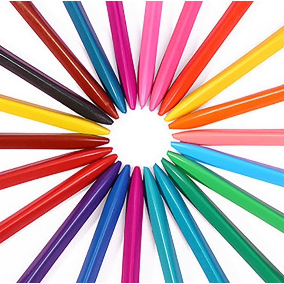 Bút sáp màu hữu cơ tự nhiên an toàn - sản phẩm công nghệ mới 12 màu / 24 màu