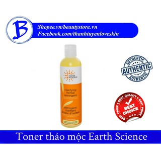 [AUTH] Nước hoa hồng thảo mộc Earth Science toner da dầu 237ml