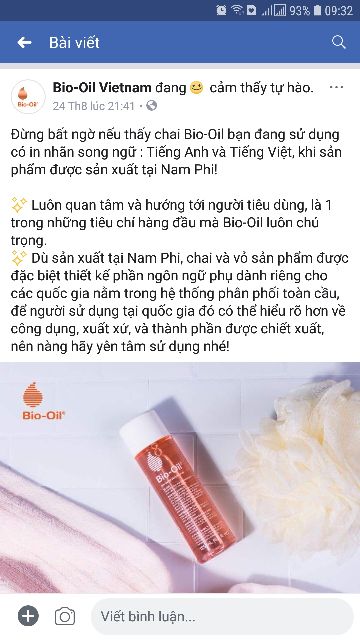 BIO OIL 60Ml/125Ml /200Ml NHẬP KHẨU CHÍNH HÃNG