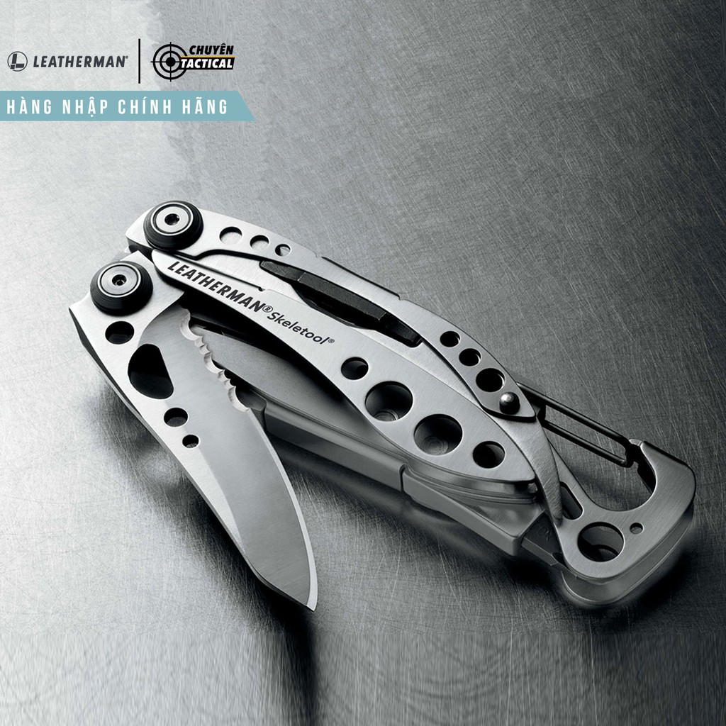 Dụng cụ đa năng Leatherman Skeletool Black/Silver - Phân phối chính hãng - Bảo hành 25 năm