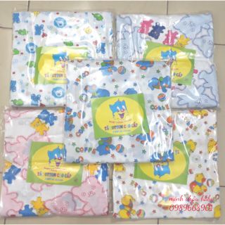 bộ tã vuông hình gấu to 70 x 70cm 5 chiếc