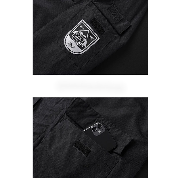 Áo Khoác TNF Chống Mưa / Gió Có Túi Thời Trang Cho Cặp Đôi