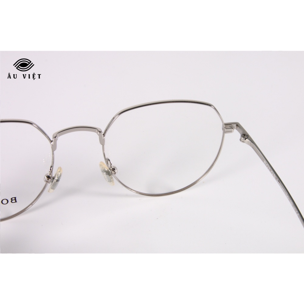 Gọng kính BOLON BJ-7052 màu bạc viền đen Full box