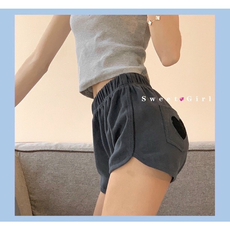 quần short tim⚡️FREESHIP EXTRA⚡️quần đùi chất bao phê