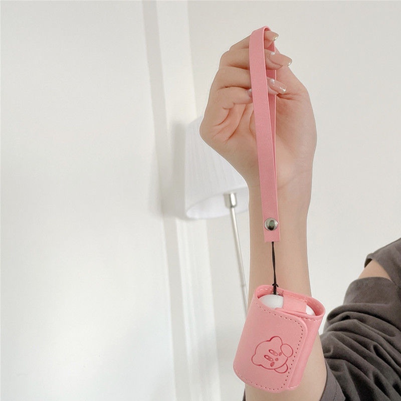 Vỏ Bảo Vệ Hộp Sạc Tai Nghe AirPods 3rd 2021 Bằng Da TPU Màu Hồng Snorlax