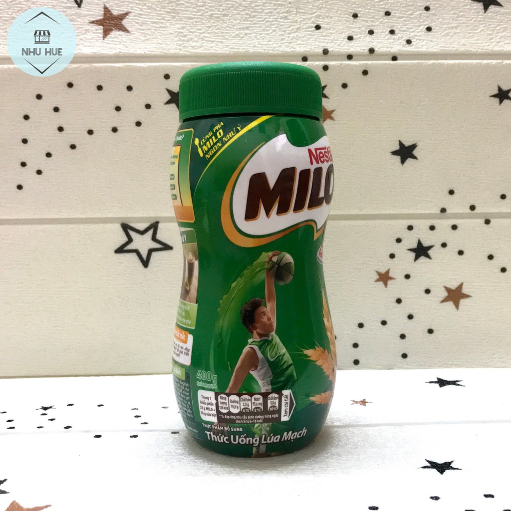 Thức uống lúa mạch bột Milo hũ 400g