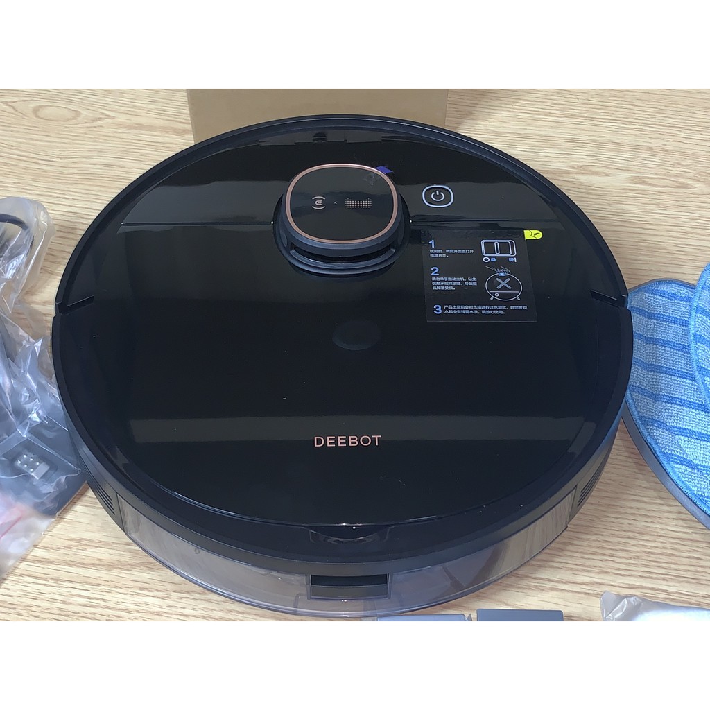 Robot hút bụi lau nhà Ecovacs Deebot T5 Max DX65 robo máy hút bụi lau sàn thông minh bảo hành chính hãng New Trưng bày