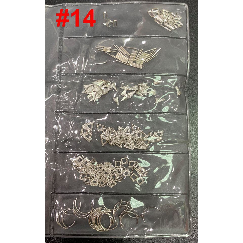 Phụ Kiện Charm Trang Trí Móng Nghệ Thuật Nhiều Hình Dáng - Lẻ 1 Túi