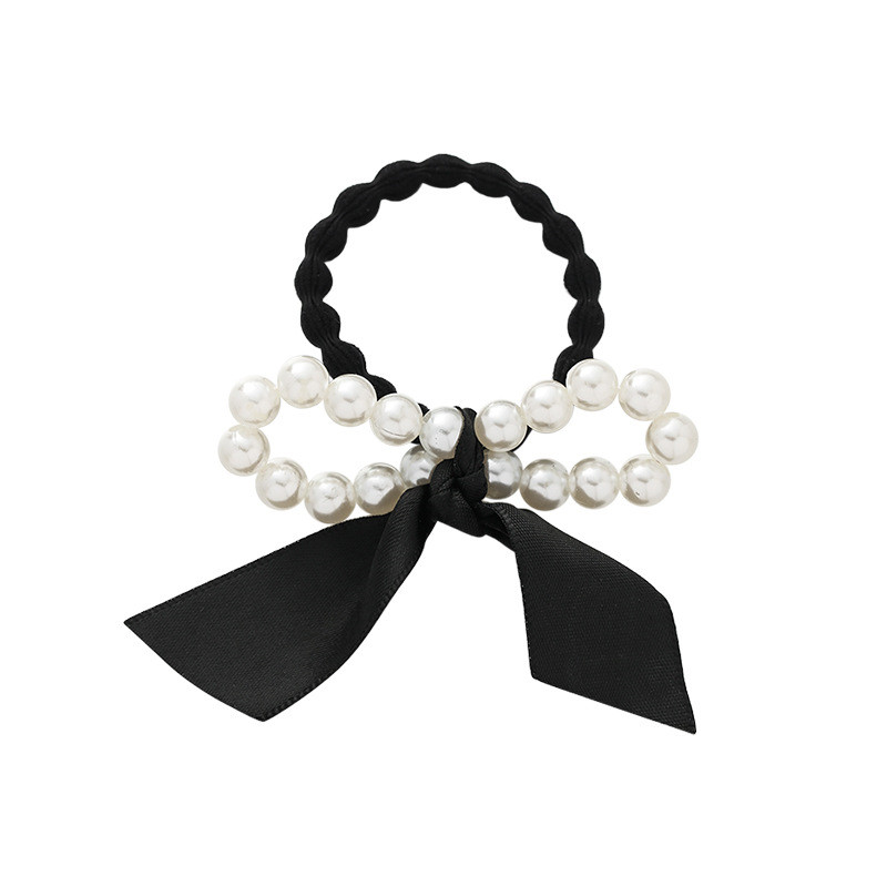 Dây Cột Tóc Đính Nơ Thiết Kế Đơn Giản Đẹp Mắt