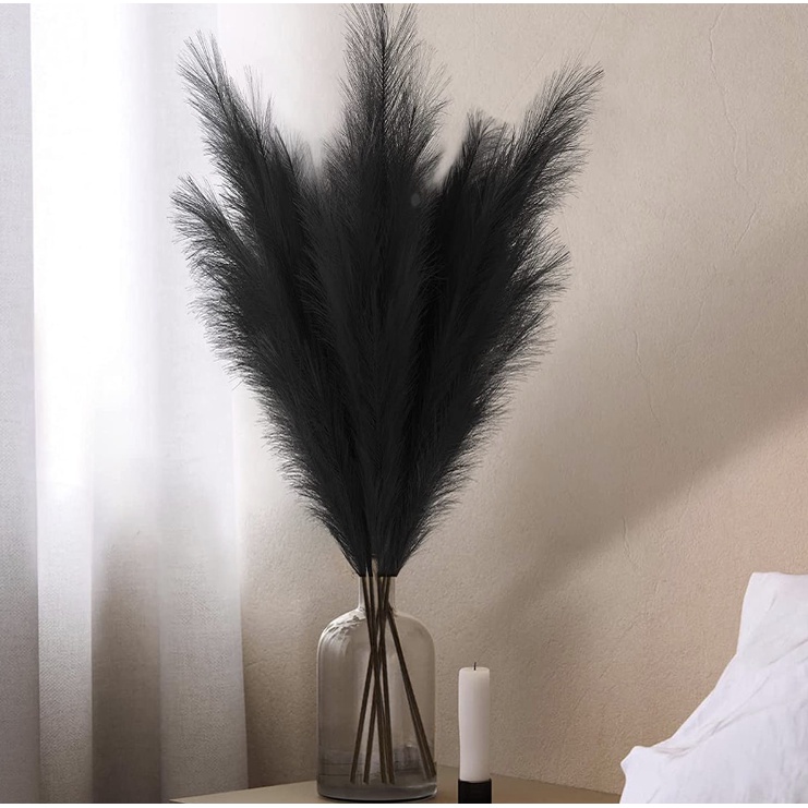 1 Nhánh 9 Cành Lá Cây Nhân Tạo Trang Trí Nội Thất / Tiệc Cưới