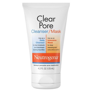 Sữa rửa mặt/Mặt nạ Neutrogena Clear Pore Cleanser/Mask