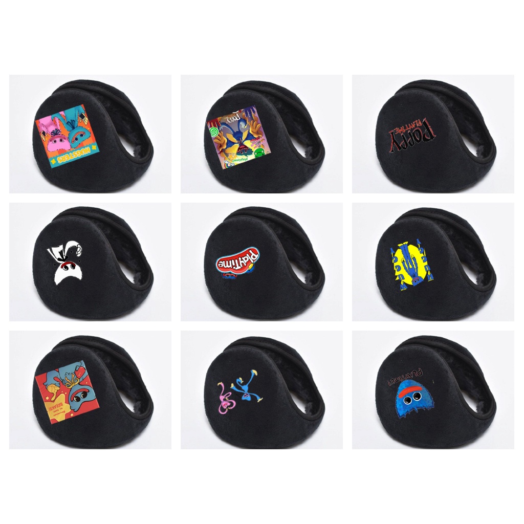 Bịt Tai Mùa Đông Giữ Ấm In Hình game POPPY PLAYTIME xinh xắn anime chibi thời trang