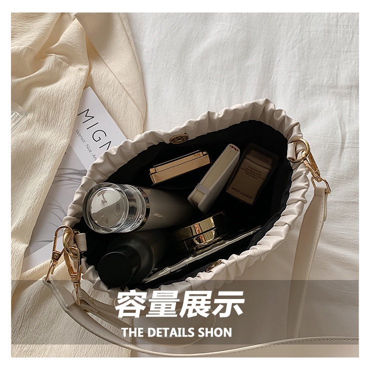 Túi Đeo JASMIN NOIR Chéo Cỡ Lớn In Họa Tiết Kẻ Sọc Thiết Kế Đơn Giản Thời Trang Cho Nữ