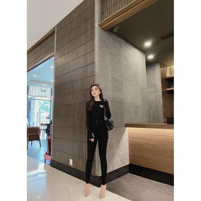 Quần Legging nữ Umi đẹp xuất hàn_ Quần Legging cạp cao nữ tôn dáng cho phái đẹp LG02