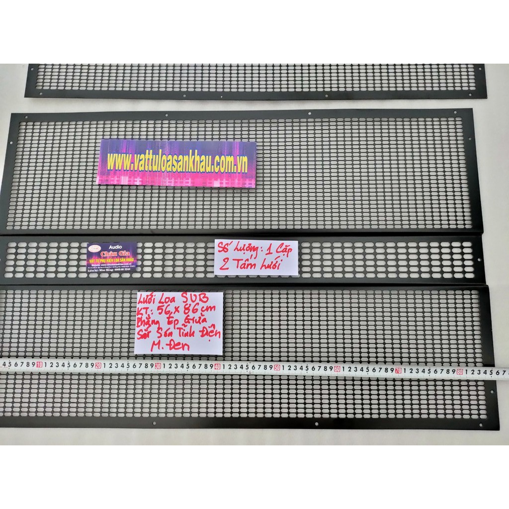 Lưới loa sub 5 tấc 56cm 86cm 2 tấm Audio châu Gia