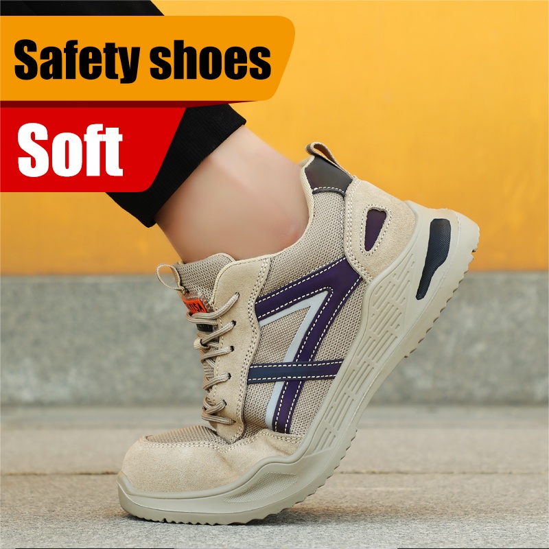 Đôi giày bảo hộ lao động GUYISA mũi thép chống đâm thủng thoải mái thoáng khí tiện lợi