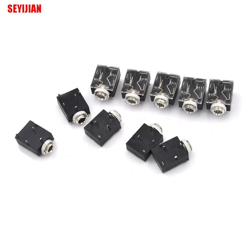 10 Giắc cắm tai nghe nổi với 5 chân 3.5mm