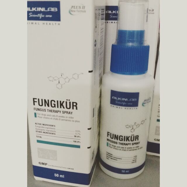 Thuốc xịt trị nấm chó mèo Alkin Fungikur (50ml)