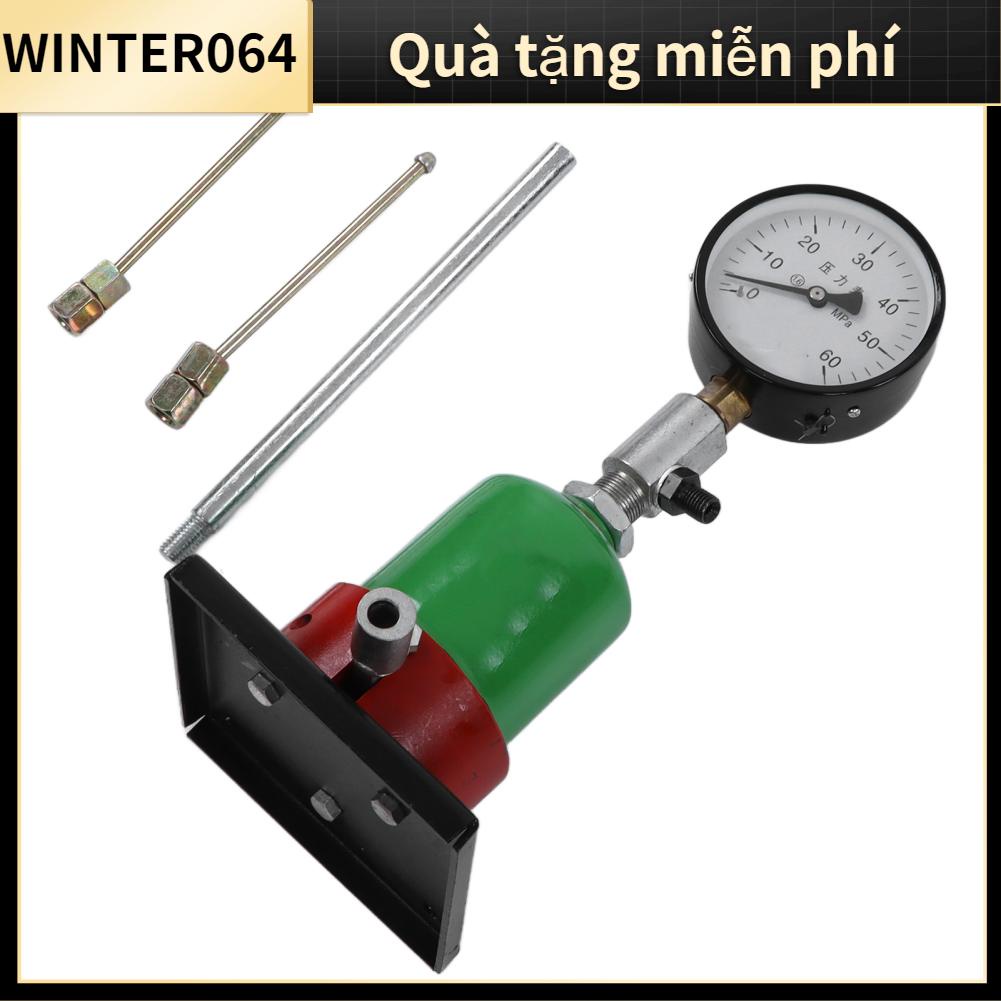 Máy đo áp suất bật vòi phun Diesel 0‑60MPA M12x1.5MM Công cụ ô tô ren kép cho động cơ Winter064
