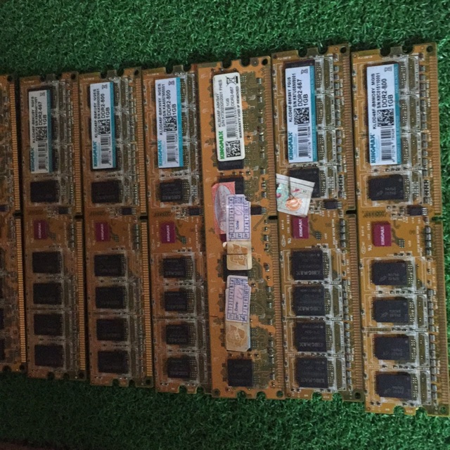 RAM MÁY BÀN CŨ RAM DDR2 1GB BUSS 800, 667 ZIN THÁO MÁY