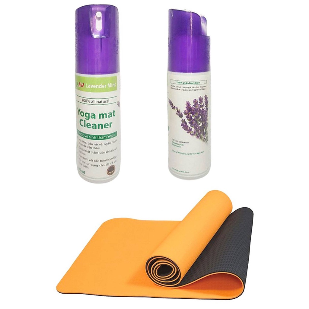 Chai xịt vệ sinh thảm yoga, thảm tập