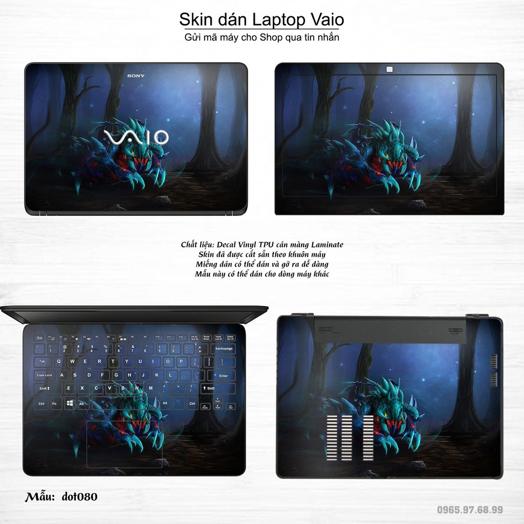 Skin dán Laptop Sony Vaio in hình Dota 2 _nhiều mẫu 14 (inbox mã máy cho Shop)
