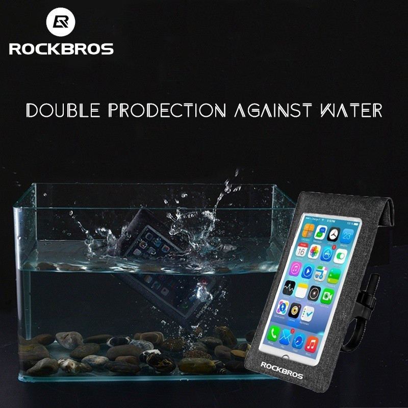 Túi đựng điện thoại chống thấm nước ROCKBROS gắn khung xe đạp