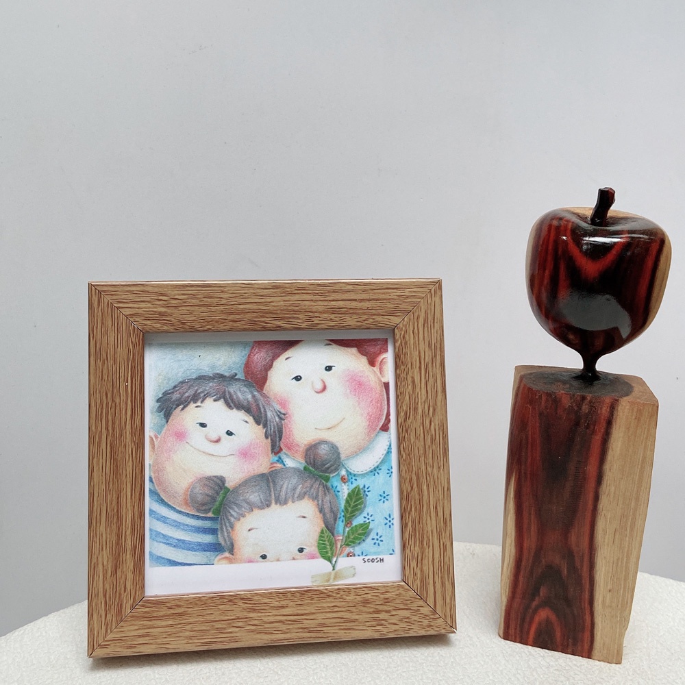 Khung tranh mini tặng kèm tranh xinh xắn