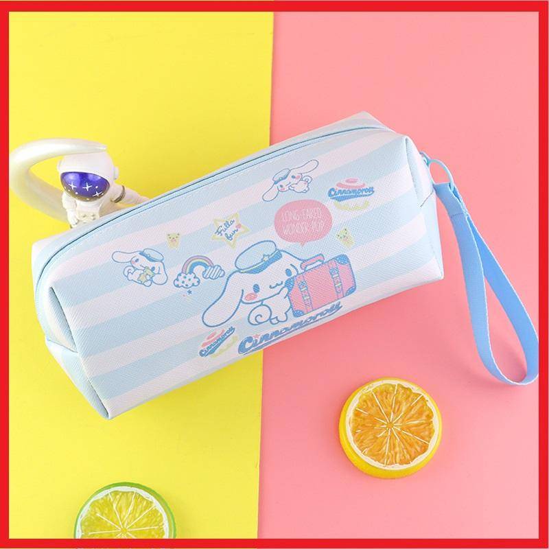 Sanrio mymelody Kuromi Cinnamoroll Túi Đựng Bút Bằng Vải Canvas Sức Chứa Lớn Để Bàn Sắp Xếp Gọn Gàng Làm Quà Tặng Cho Trẻ Em Hàng
