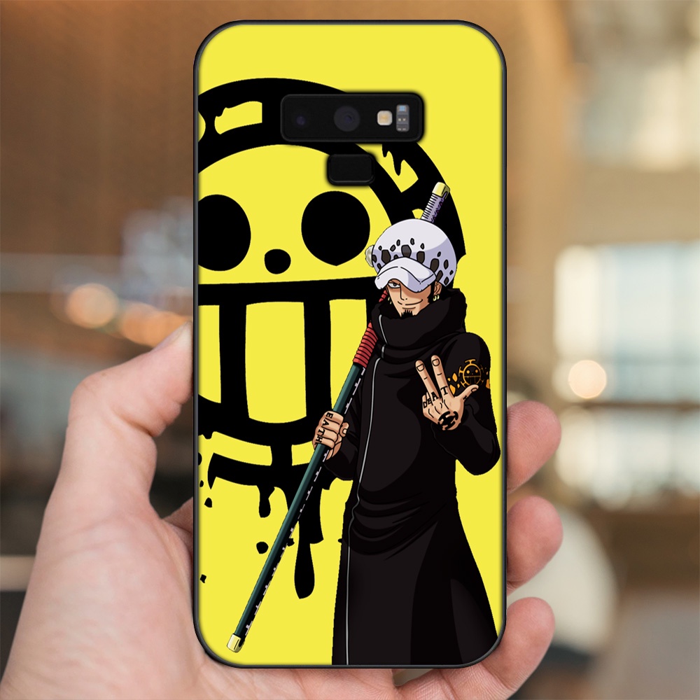 Ốp lưng Samsung Note 9 viền đen in hình Law One Piece