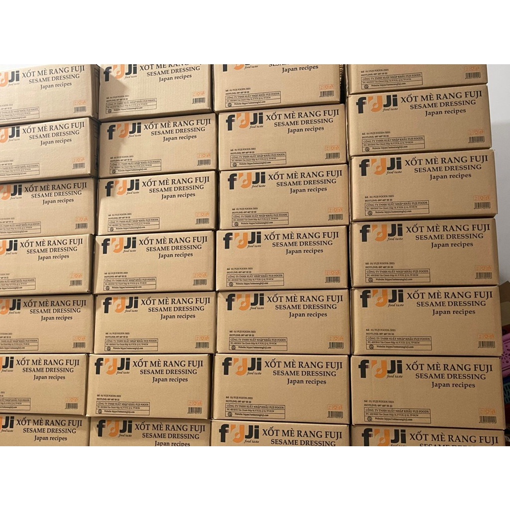 Gói 15ml Đậm Đặc Hơn Thơm Hơn Sốt Mè Rang Fuji Cao Cấp