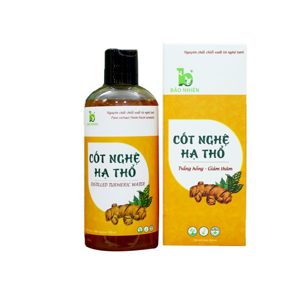 Cốt Nghệ Hạ Thổ Bảo Nhiên 330ml giúp giảm thâm – tái tạo vùng da thâm cho mẹ sau sinh