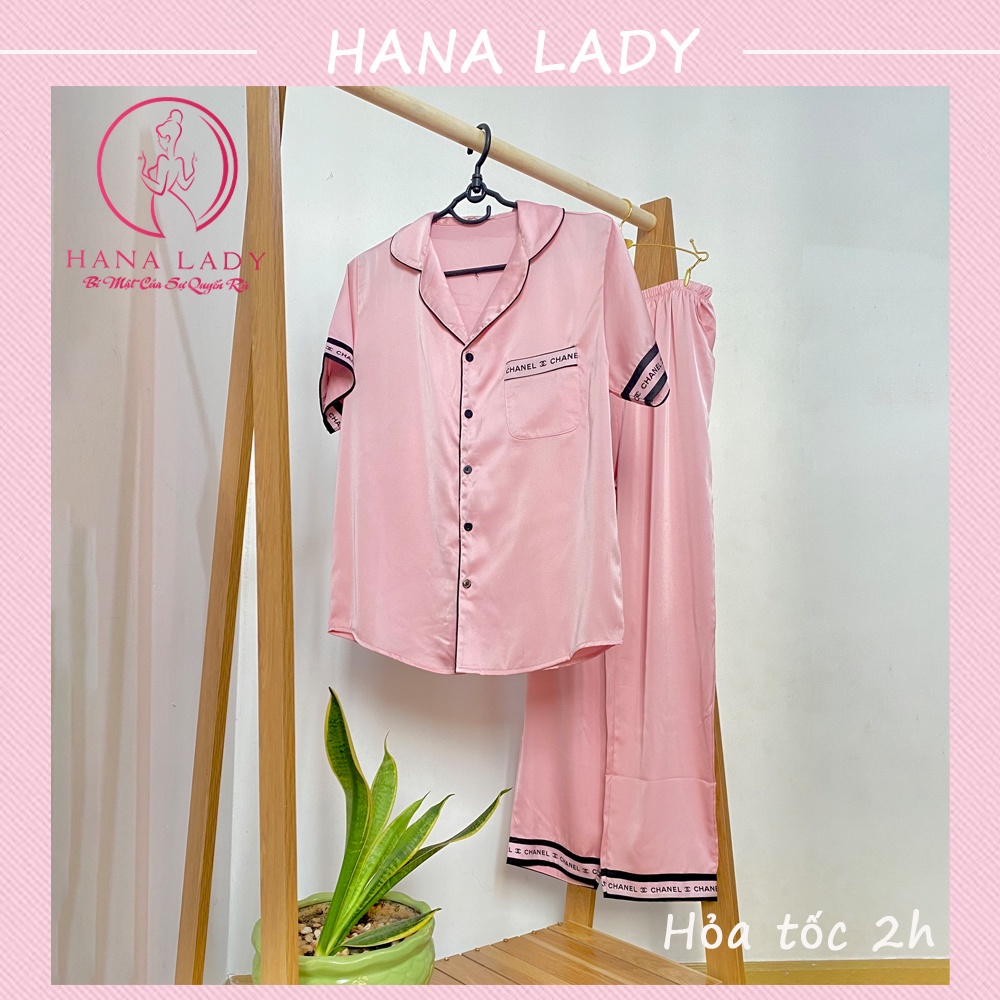 Đồ ngủ nữ, đồ bộ pijama mặc nhà lụa cao cấp họa tiết hoạt hình cute